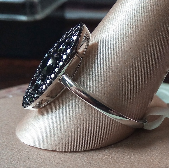 Thai Black Spinel Ring - Picture 4 of 4
